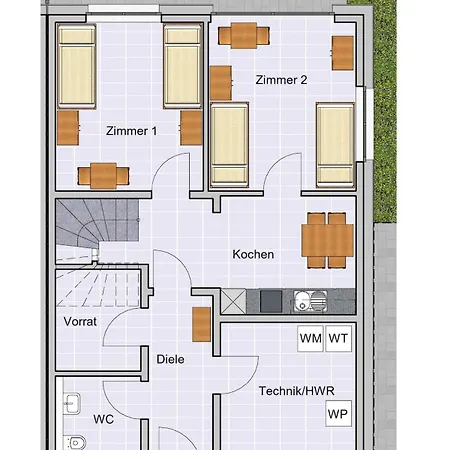 Apartament Komfortable Gruppenunterkunft Im Bielefeld
